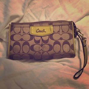 Coach wristlet